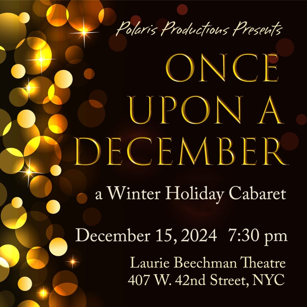 Poster Image for our 2024 Holiday Cabaret